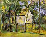 Paul Cezanne House and Trees painting